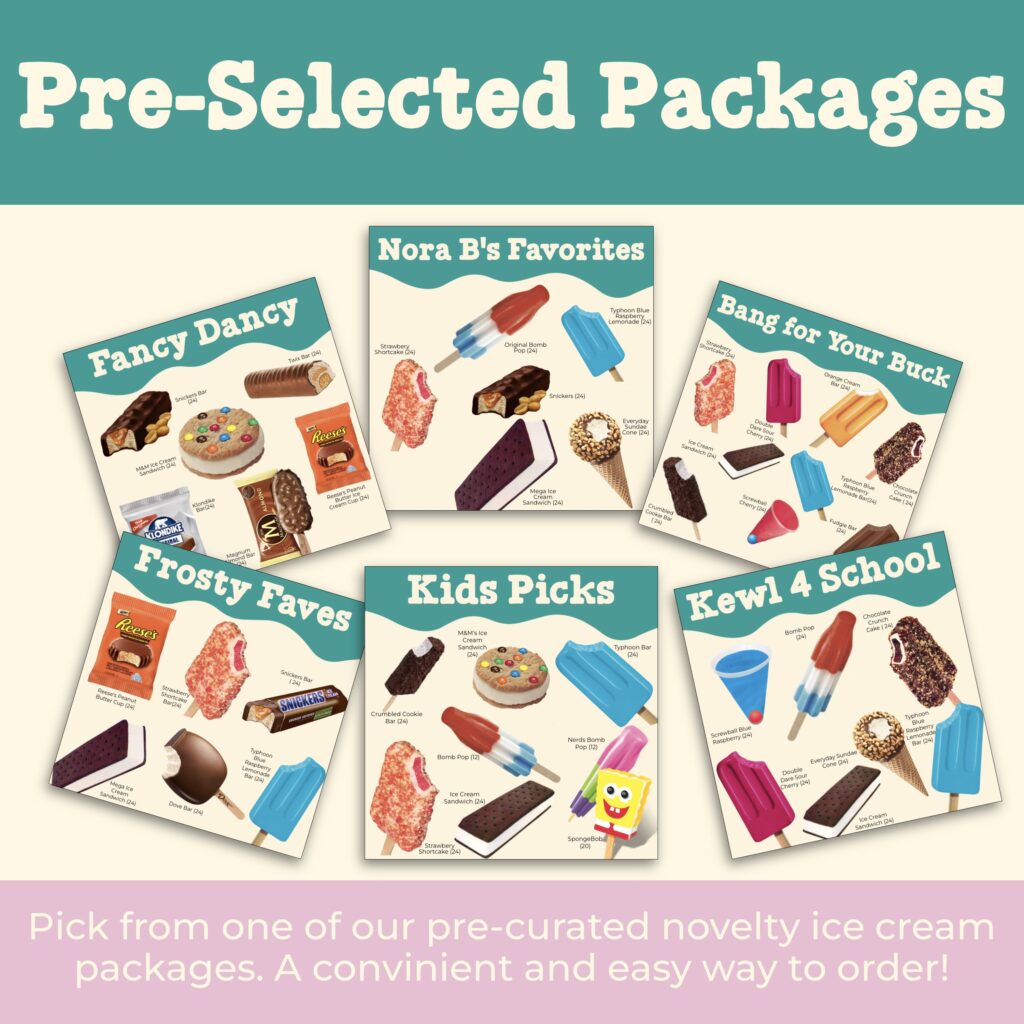 novelty ice cream Packages