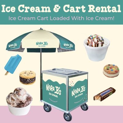 Cart with ice cream